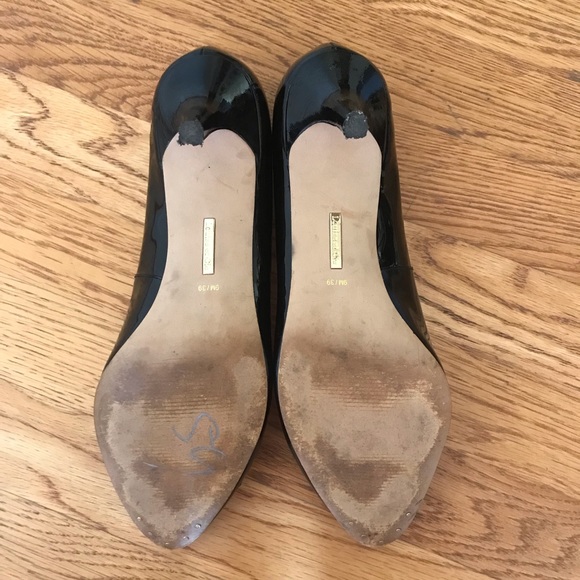 Black Patent Leather Heels - Picture 3 of 7